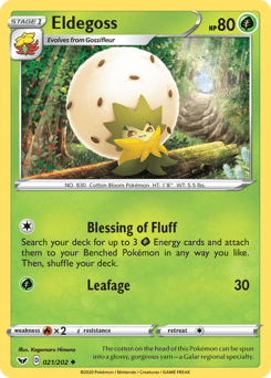 Eldegoss #21 from Sword & Shield