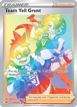 Team Yell Grunt #210 from Sword & Shield