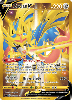 Zacian V #211 from Sword & Shield