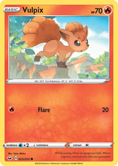 Vulpix #22 from Sword & Shield