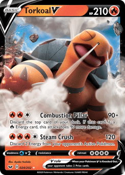Torkoal V #24 from Sword & Shield
