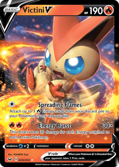 Victini V #25 from Sword & Shield