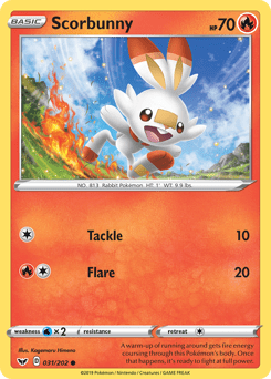 Scorbunny #31 from Sword & Shield