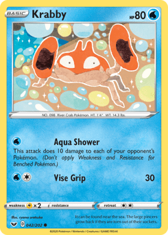 Krabby #42 from Sword & Shield