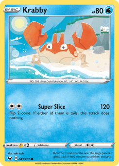 Krabby #43 from Sword & Shield