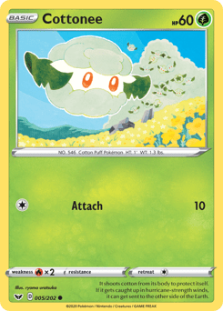 Cottonee #5 from Sword & Shield