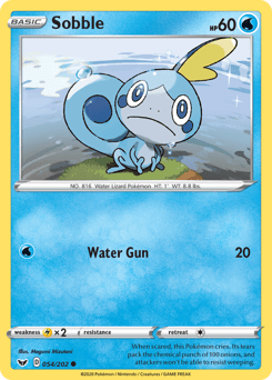 Sobble #54 from Sword & Shield