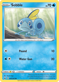 Sobble #55 from Sword & Shield