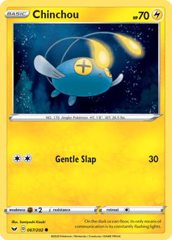 Chinchou #67 from Sword & Shield