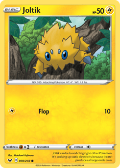 Joltik #70 from Sword & Shield