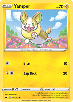 Yamper #74 from Sword & Shield