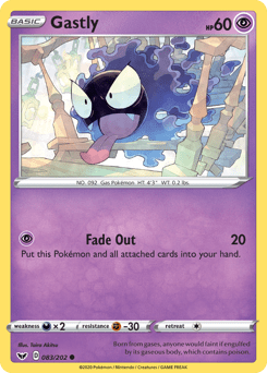 Gastly #83 from Sword & Shield