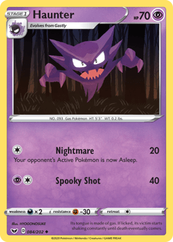 Haunter #84 from Sword & Shield