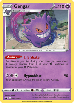 Gengar #85 from Sword & Shield