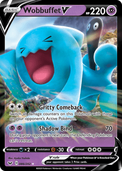 Wobbuffet V #86 from Sword & Shield