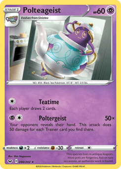 Polteageist #90 from Sword & Shield
