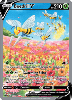 Beedrill V #161 from Astral Radiance