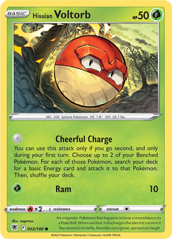 Hisuian Voltorb #2 from Astral Radiance