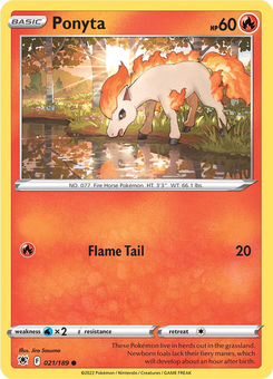 Ponyta #21 from Astral Radiance