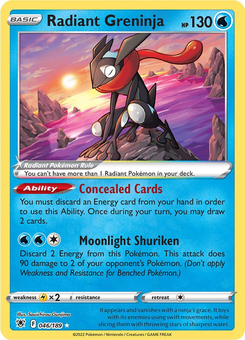 Radiant Greninja #46 from Astral Radiance