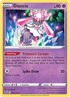 Diancie #68 from Astral Radiance