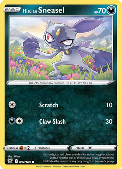 Hisuian Sneasel #92 by Mizue