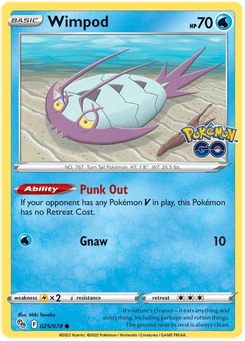 Wimpod #25 from Pokémon Go