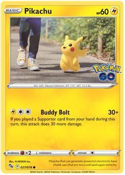 Pikachu #27 from Pokémon Go