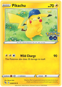 Pikachu #28 from Pokémon Go