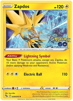 Zapdos #29 from Pokémon Go