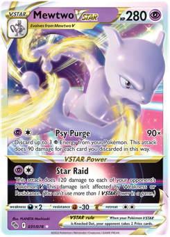 Mewtwo VSTAR #31 from Pokémon Go