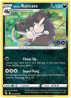 Alolan Raticate #42 from Pokémon Go