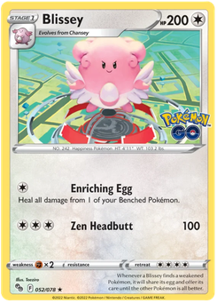 Blissey #52 from Pokémon Go