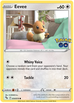 Eevee #54 from Pokémon Go