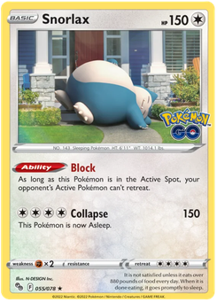 Snorlax #55 from Pokémon Go