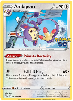 Ambipom #57 from Pokémon Go
