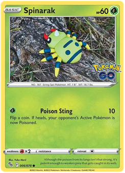 Spinarak #6 from Pokémon Go