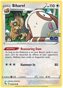 Bibarel #60 from Pokémon Go