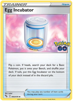 Egg Incubator #66 from Pokémon Go
