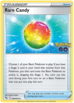 Rare Candy #69 from Pokémon Go