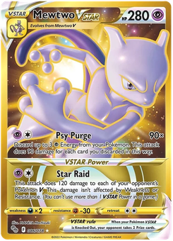 Mewtwo VSTAR #86 from Pokémon Go
