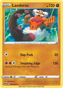 Landorus #105 from Lost Origin