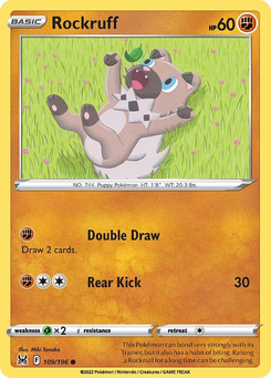 Rockruff #109 from Lost Origin