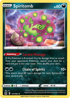 Spiritomb #117 from Lost Origin