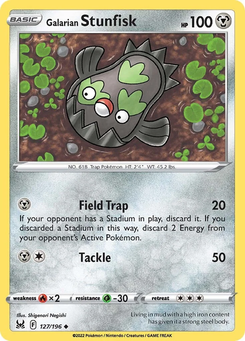 Galarian Stunfisk #127 from Lost Origin