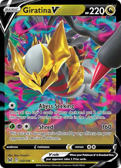Giratina V #130 from Lost Origin