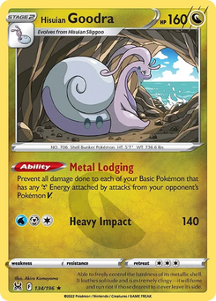 Hisuian Goodra #134 from Lost Origin