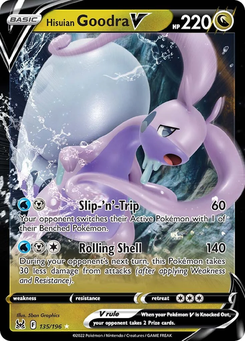 Hisuian Goodra V #135 from Lost Origin