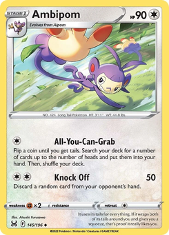 Ambipom #145 from Lost Origin