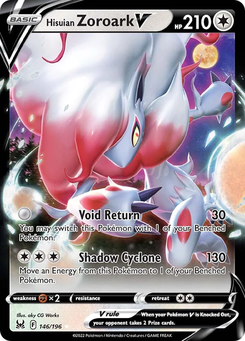Hisuian Zoroark V #146 from Lost Origin